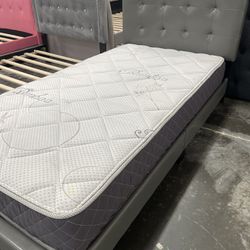 Twin Bed With Mattress Orthopedic 