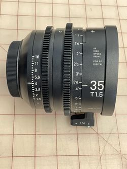 Sigma 35mm T1.5 FF HIGH-speed Prime Lens For Canon