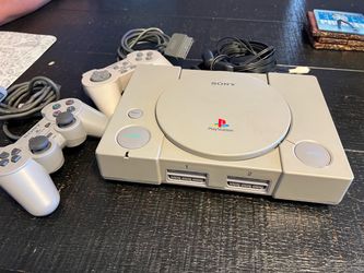 Sony PlayStation 1 Console with Controllers