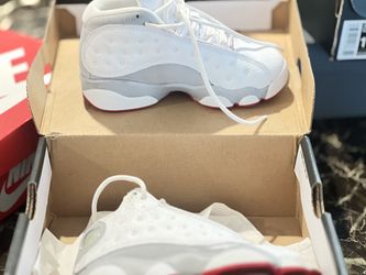 11C Air Jordans White with Red trim