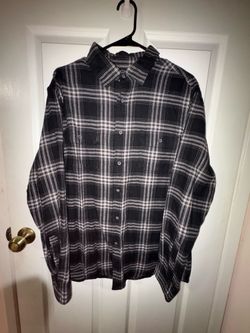 Large Black Flannel (Goodfellow Brand)