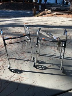 Folding Wheeled Walker — 2 avail