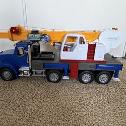 DRIVEN Jumbo Crane Truck Toy