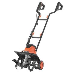 Assembled New Electric Garden Tiller Cultivator, 14 Inch 12 Amp Corded Tiller for Gardening with Fol