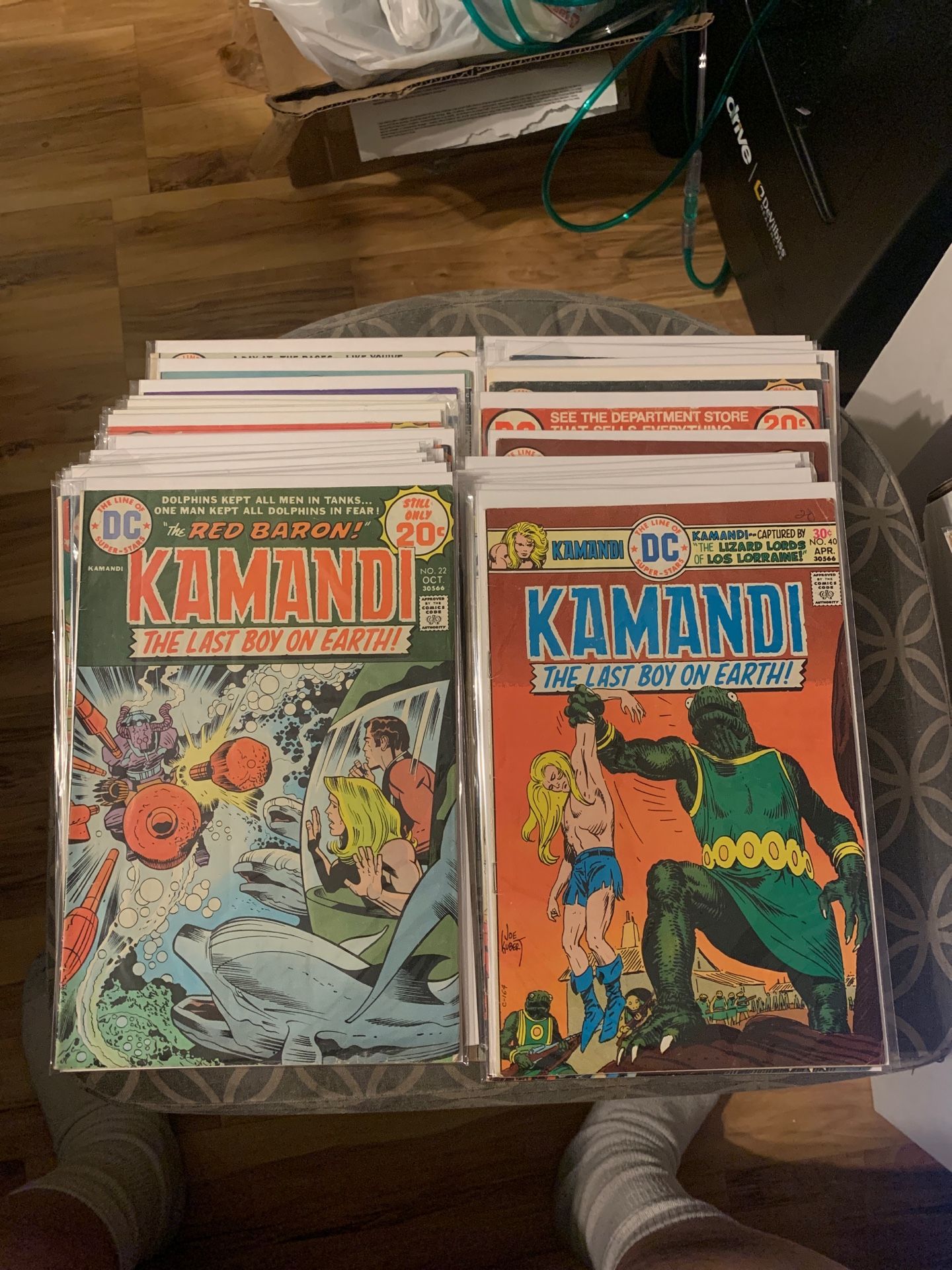 DC comic book lot of vintage Jack Kirby Kamandi comics