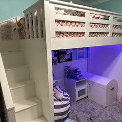 Pottery barn Loft Bed. 