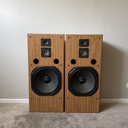 Optimus 3 Way Tower Home Floor Standing Speakers 15" Woofers