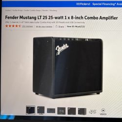 Fender Mustang Amplifier — Brand New 