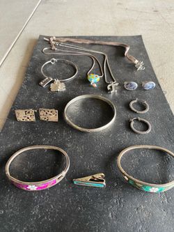 925 Silver and Silver tone Jewelry
