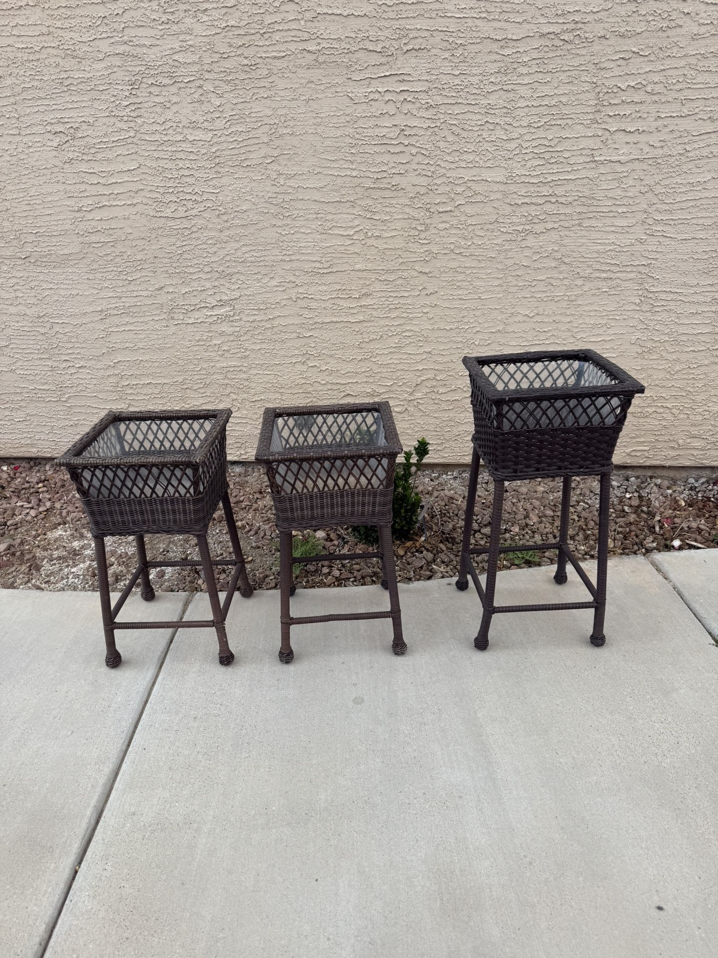 Plant Holders Wicker $10.00 Each