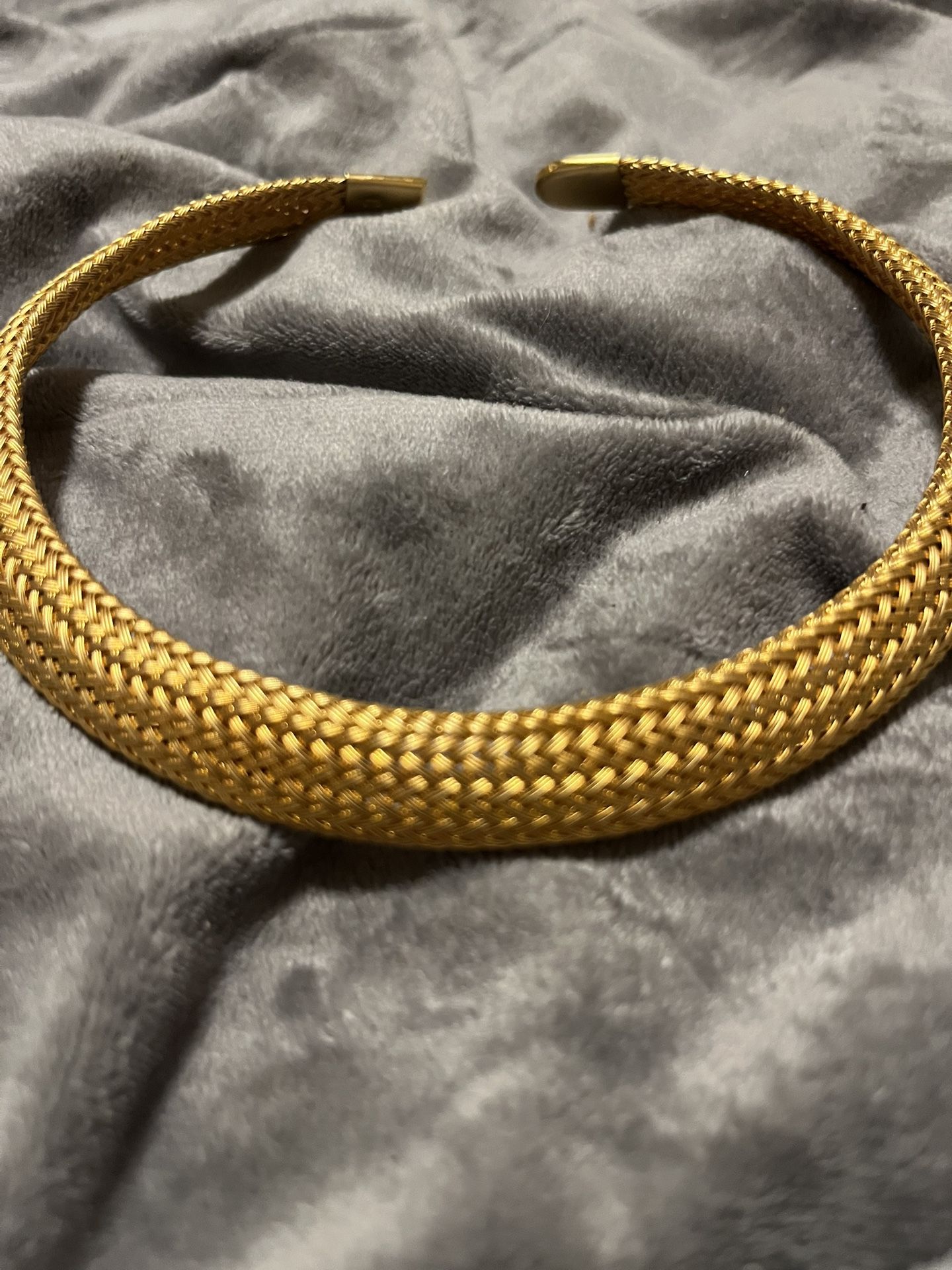 Golden Woven Choker