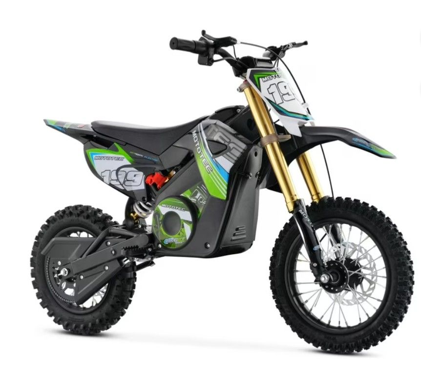 MotoTec 36v Pro Electric 1000w Dirt Bike, Lithium Black