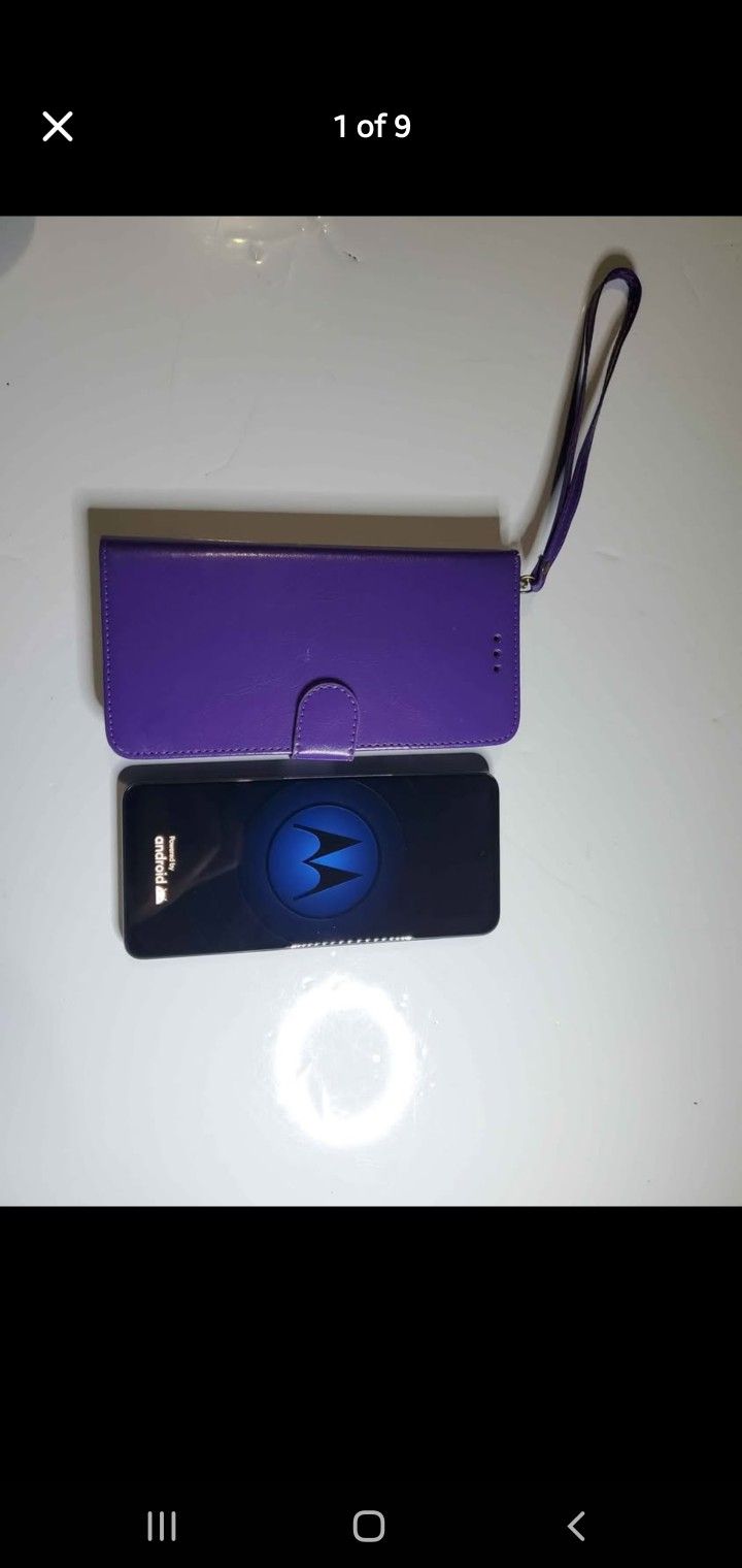 Motorola G Stylus 2023 Unlocked Like New Adult Owned + Purple Case + Charger Cable