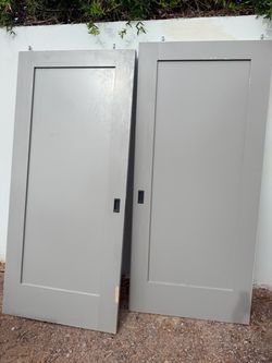 Free solid wood closet doors