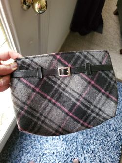 VS Plaid cosmetic 💄 bag