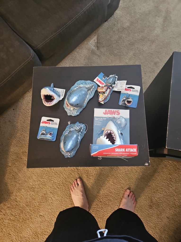 Brand New Jaws Aquarium Decor