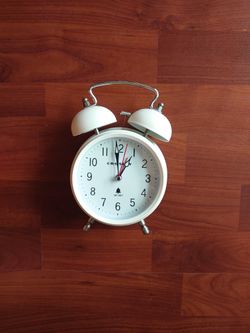 Crosley Alarm Clock White