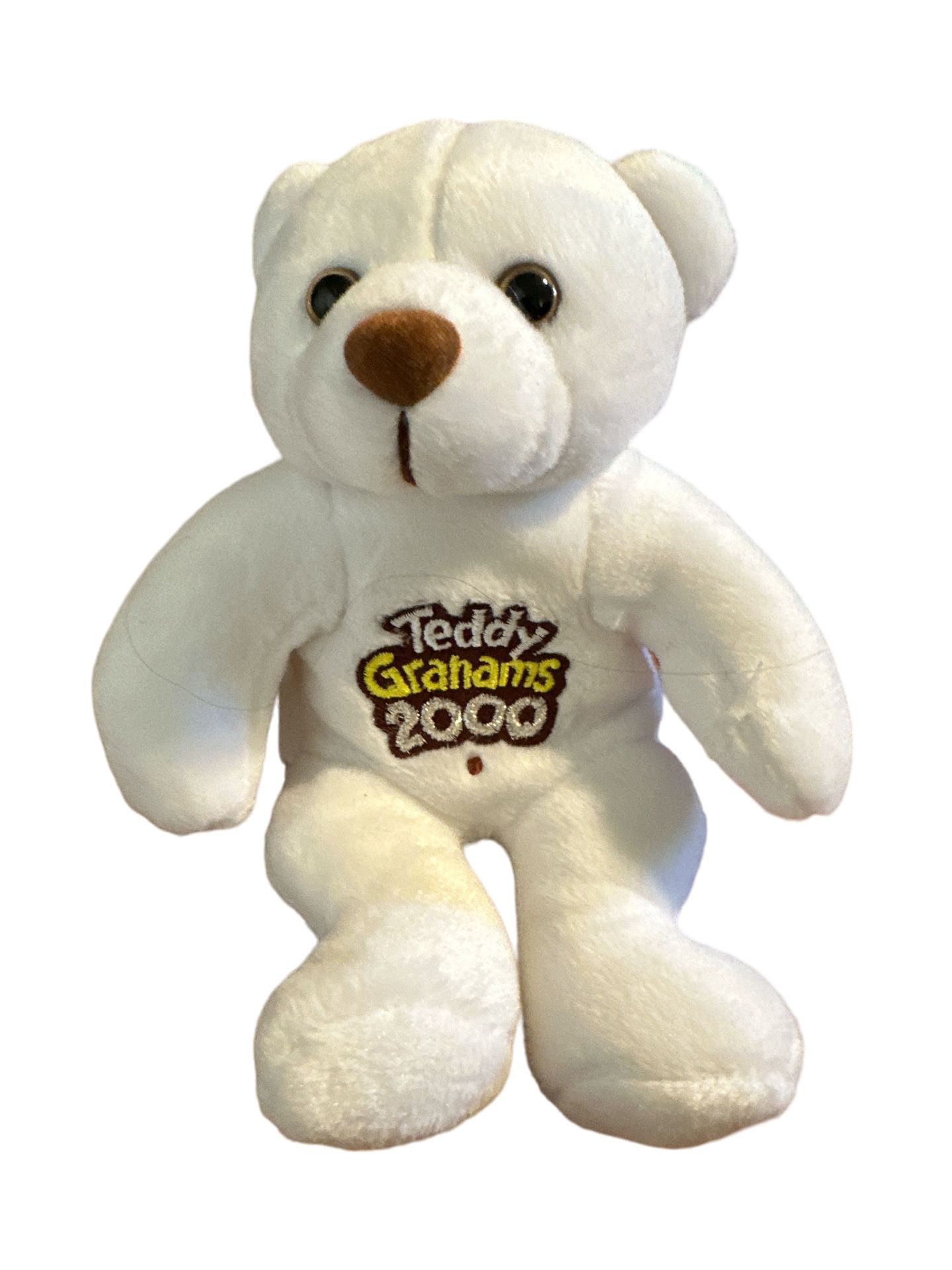 Good condition Teddy Grahams Millennial Promo Beanie Bear. Clean, no rips, stains or tears.