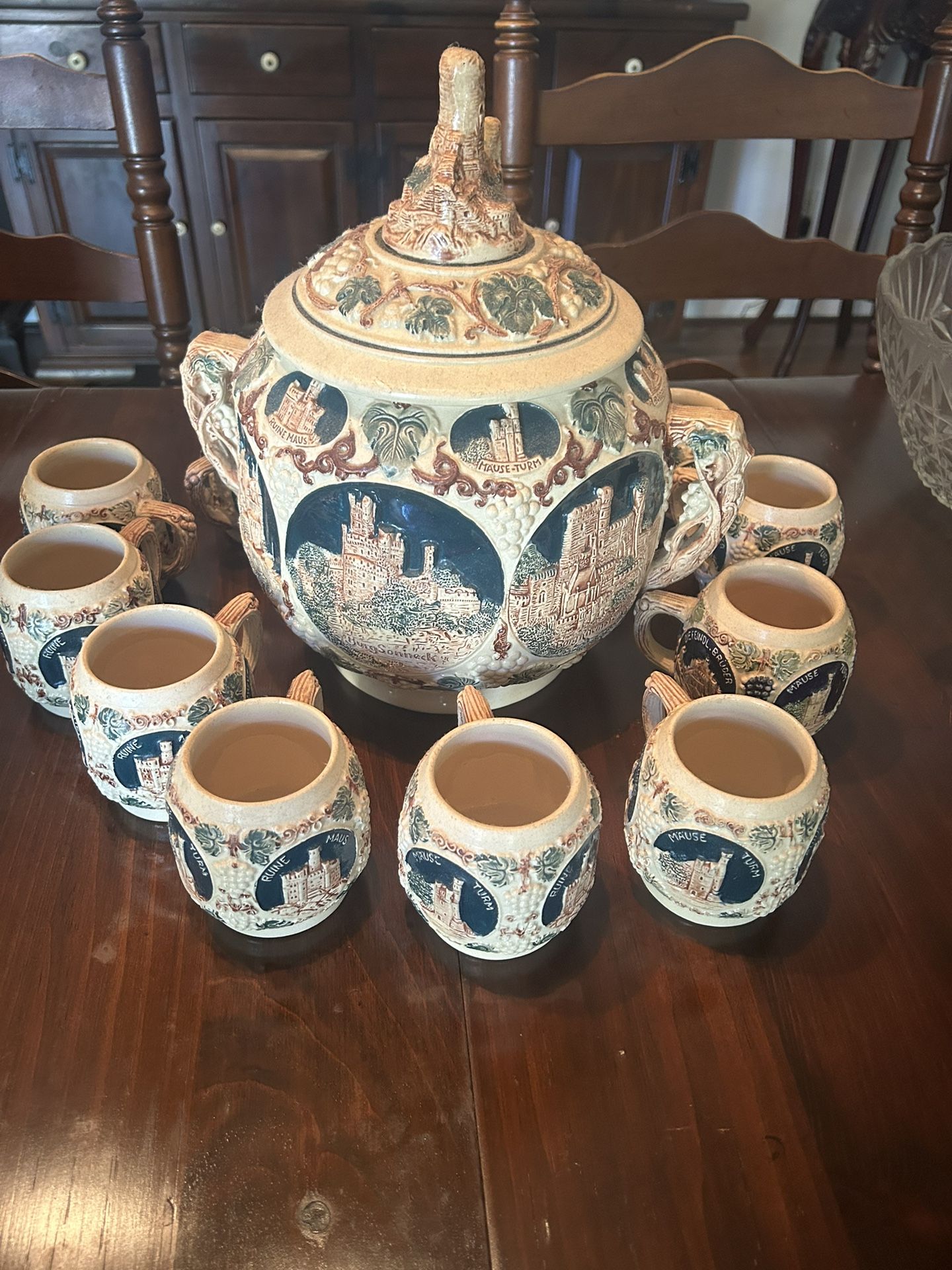 German Pottery Set