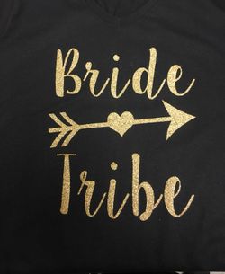 Bride and brides maid shirts