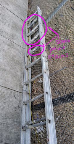 17 foot aluminum extension ladder