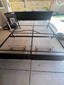 King size bed frame