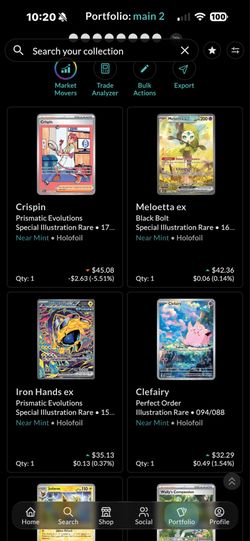 Pokemon cards.