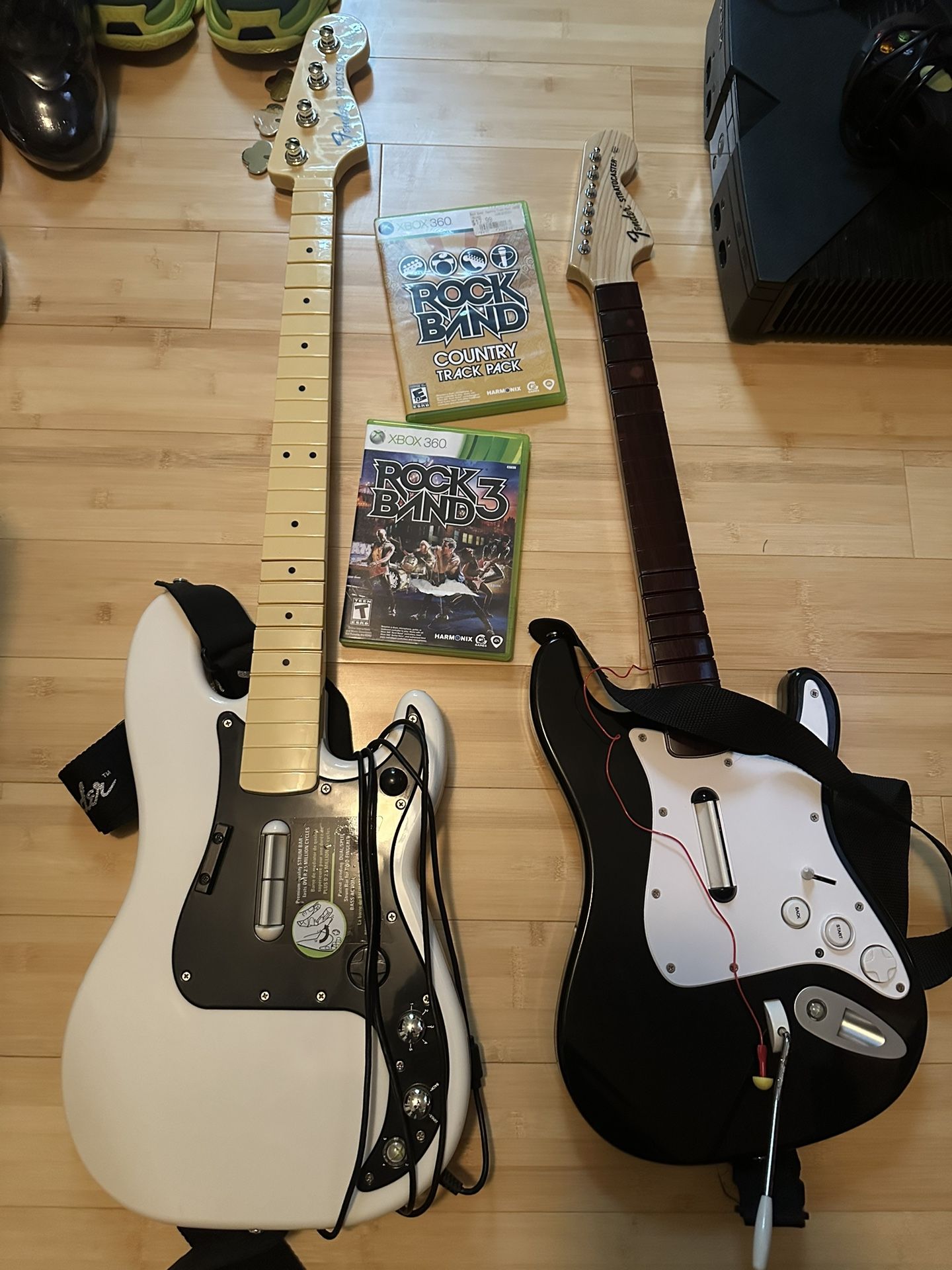 Xbox 360 Guitars And Games