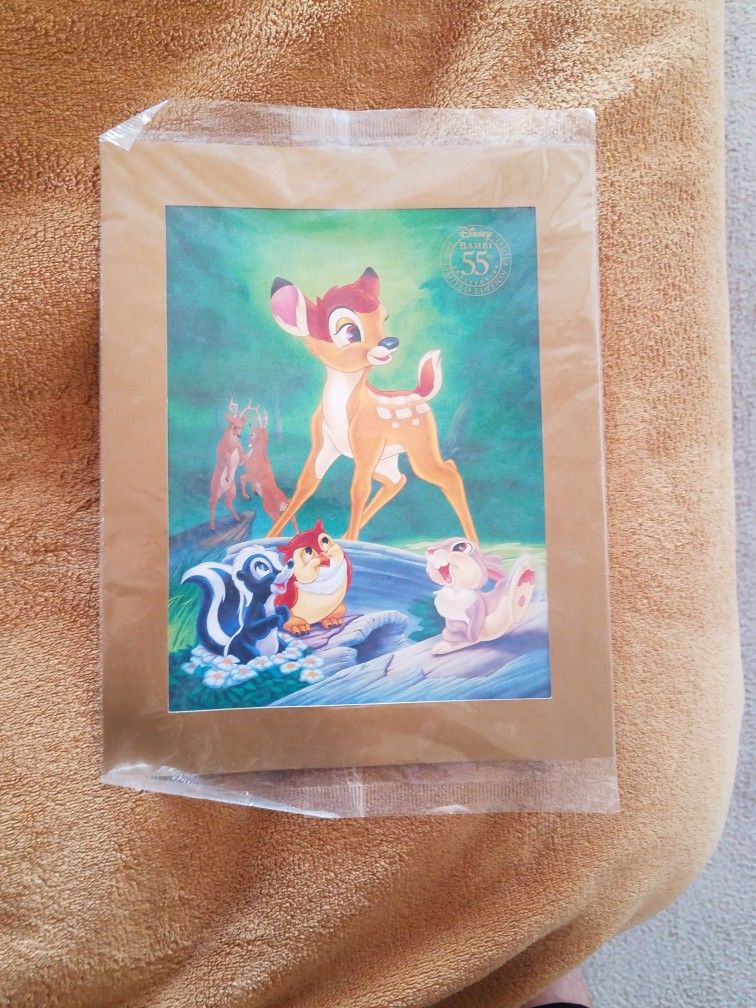 55th Anniversary Limited Edition Bambi Lithograph