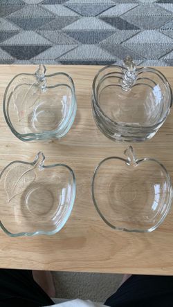 Vintage apple shaped glass ( lot )