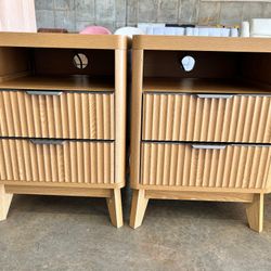 set of two bedside tables