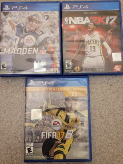 Playstation 4 (3 Games)