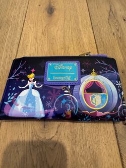 Loungefly Disney Cinderella Castle Series Bifold Flap Wallet – Midnight Magic