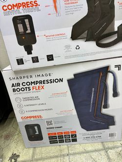 Sharper Image Air Compression Boots Flex