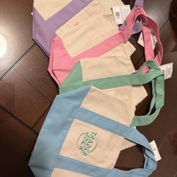 Mini Canvas Tote Bags