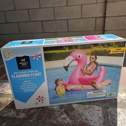 New Members Mark Inflatable Ride On Flamingo Float