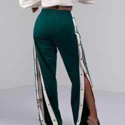 🌺$15.00 New...snap Up Jogger Pants Dark Green 🦐