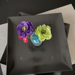 Black Square Dinner Plates, World Market