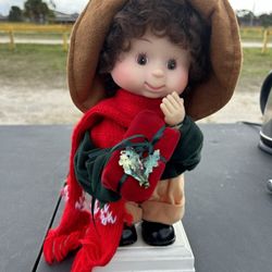 Christmas doll 12 inch tall