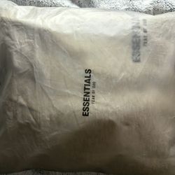 Essentials Hoodie Grey Size Medium 