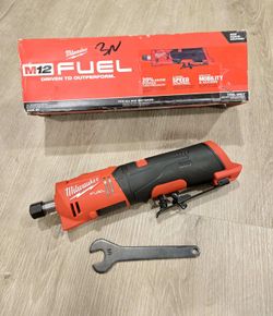 Milwaukee 12V FUEL 1/4in Straight Die Grinder