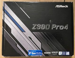 ASRock Z390 Pro4 Motherboard – Intel 8th/9th Gen – $80 OBO