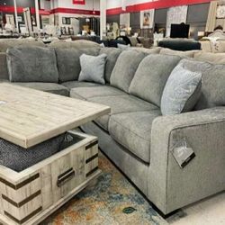 L Shaped Sectional Financing Available By ASHLEY 