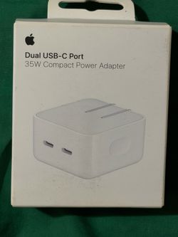 Apple dual usb c 35 watt genuine new sealed