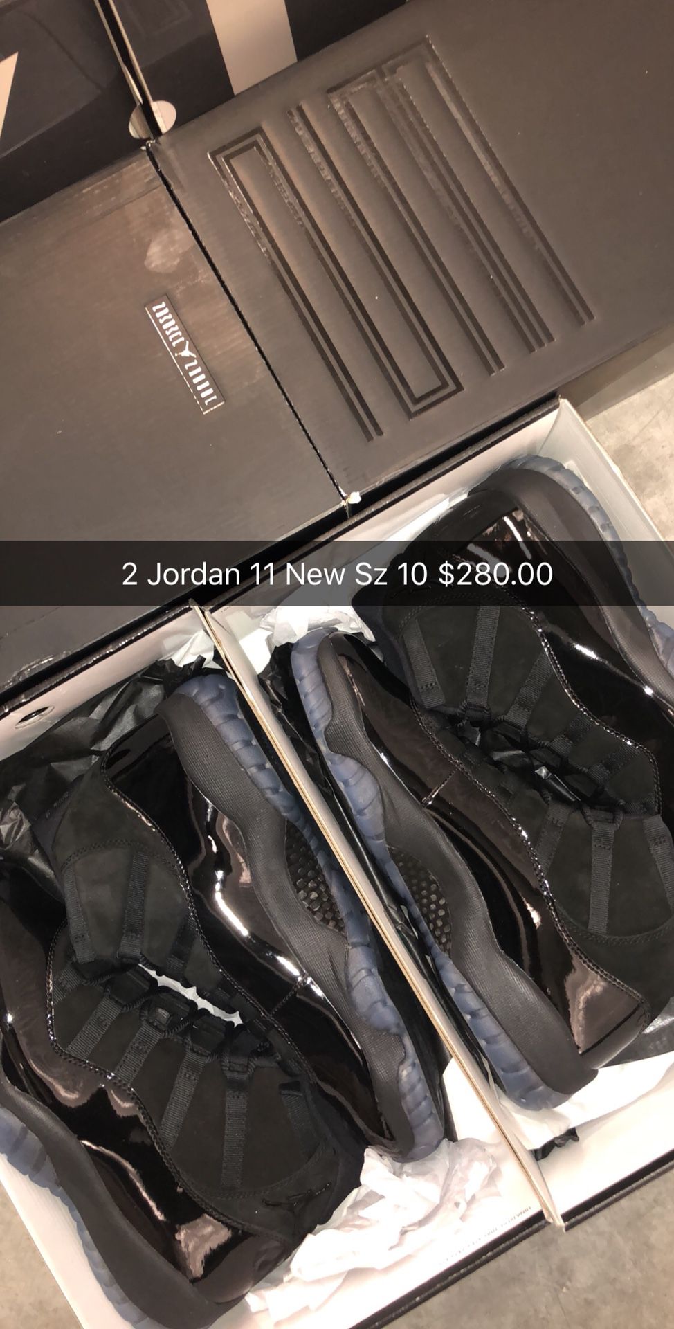 Jordan 11 New Sz 10 2 Pairs