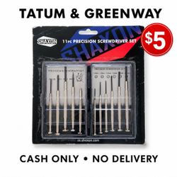 Precision Screwdriver Set 11 Piece – Electronics / Eyeglass Repair