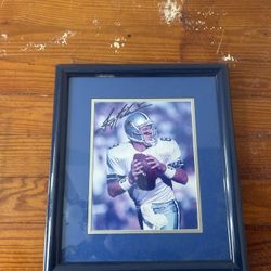 Troy Aikman Autographed Photo 
