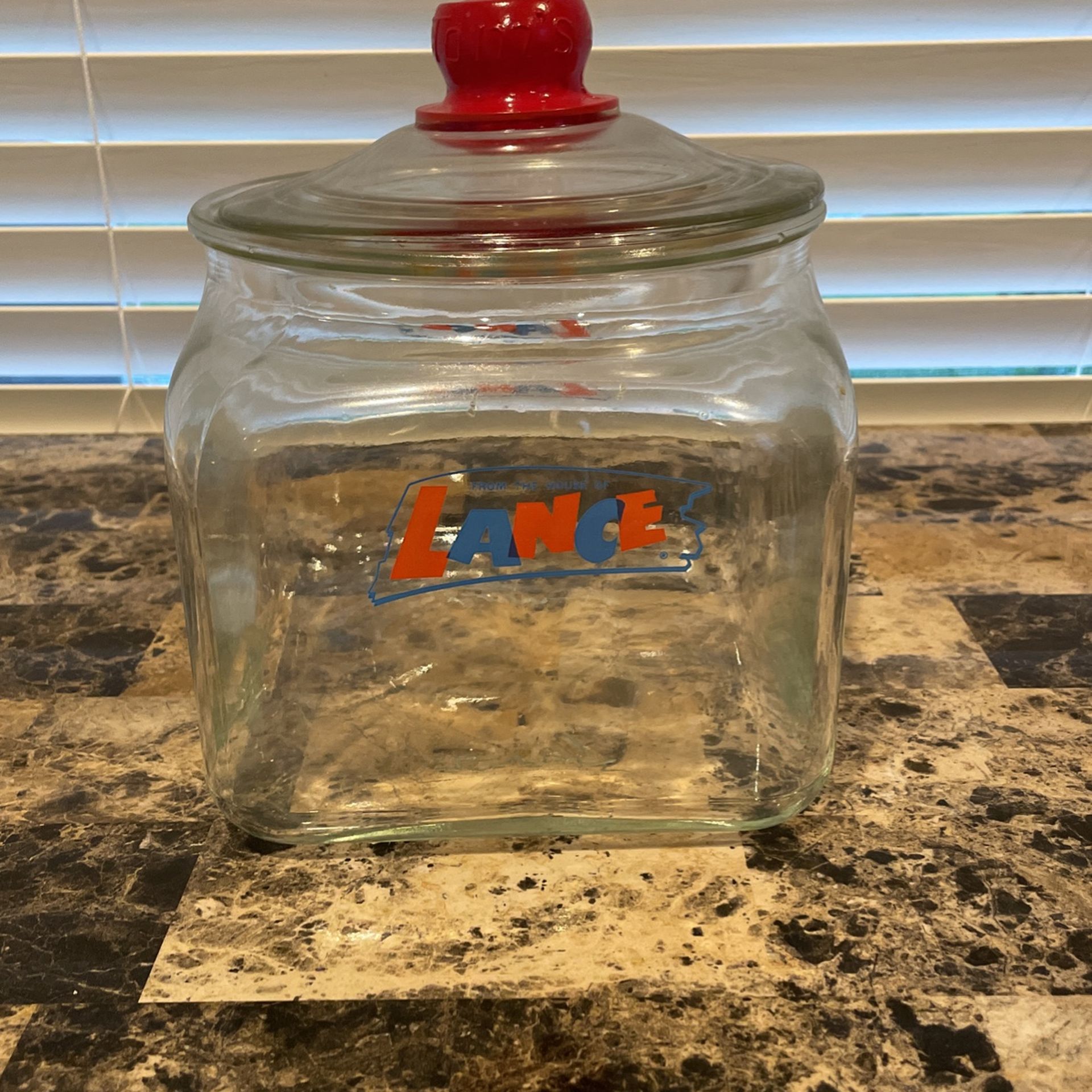 Vintage Lance Jar With Lid