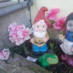 Vintage Ceramic Garden Gnome 