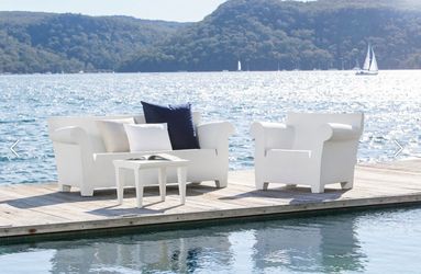 Kartell Bubble Club Patio Set | Bubble Club Sofa Couch + Chair |